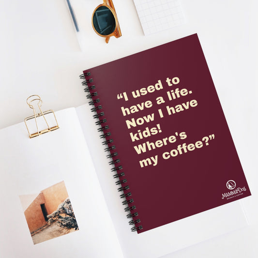 Spiral Notebook - Ruled Line: Mamma Dos Note Book for Busy Moms
