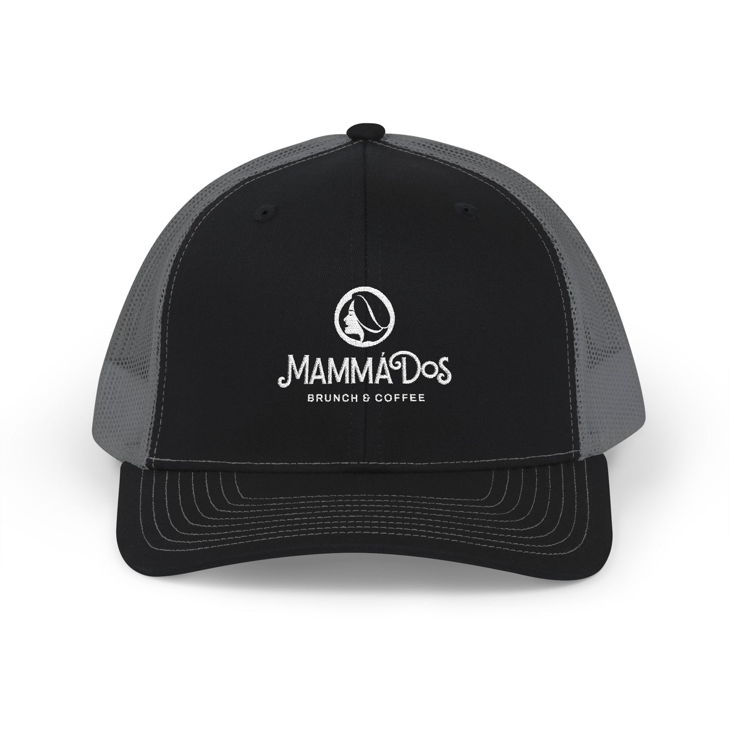 Embroidered Snapback Trucker Cap - Mamma Dos Cafe